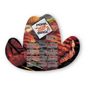 Cowboy Hat Shape Custom Printed Calendar Sheets (8"x8")